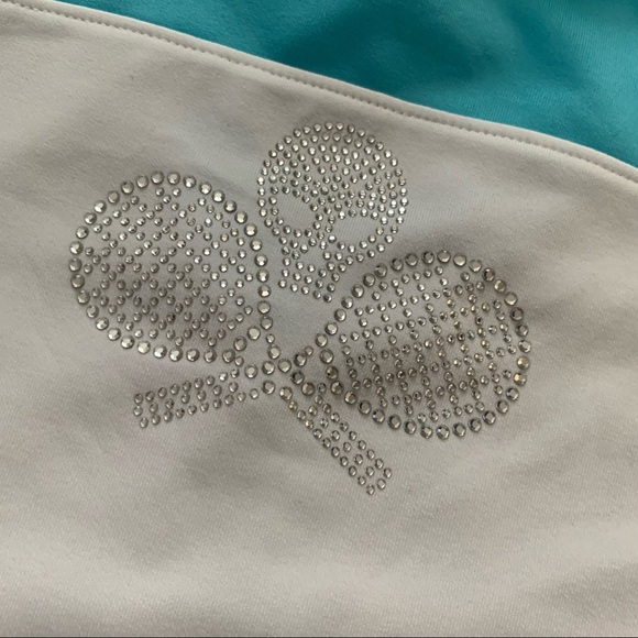 DTL Sportswear Skull & Racket Rhinestone Tennis Tops - Picture 5 of 11